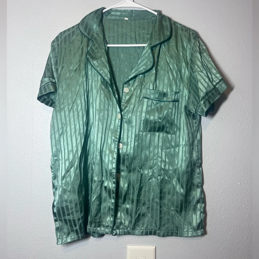 Green Pajama Top